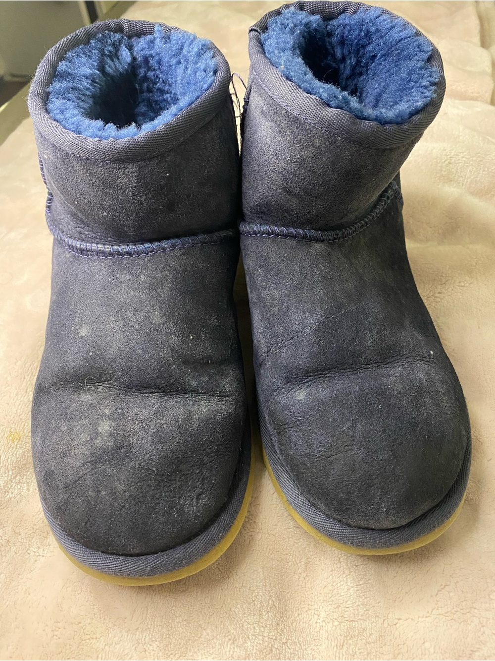 UGG Classic Mini Boots Navy Blue women size 5
